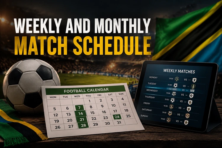 Weekly and Monthly Match Schedule